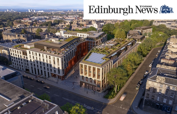 英国《爱丁堡晚报》将 10 Design 设计的爱丁堡新城区更新计划评选为“最引人注目的发展项目之一”